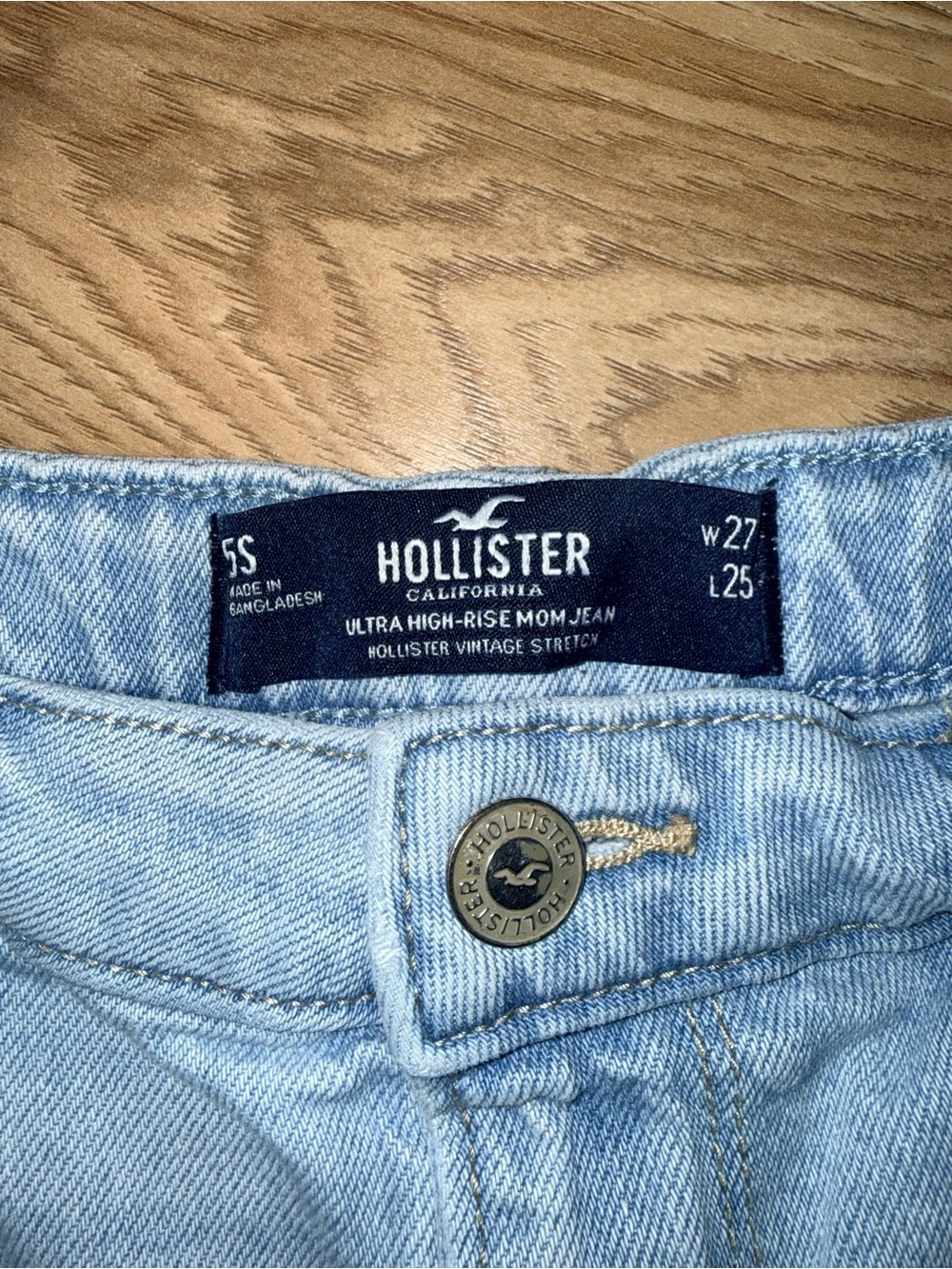Hollister mom jeans